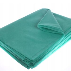 Prostěradlo s elastickým prvkem, netkané, 20 g, 80x210 cm, 1 ks, zelené
